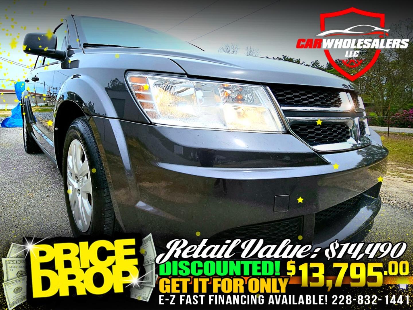 2018 Grey Dodge Journey SE (3C4PDCAB1JT) with an 2.4L L4 DOHC 16V engine, 4A transmission, located at 18001 Kellogg Rd, Saucier, MS, 39574, (228) 832-1441, 39.421459, -76.641457 - Photo#0